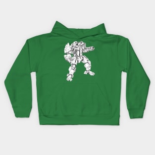 Banshee IIC 2 BattleMech Kids Hoodie